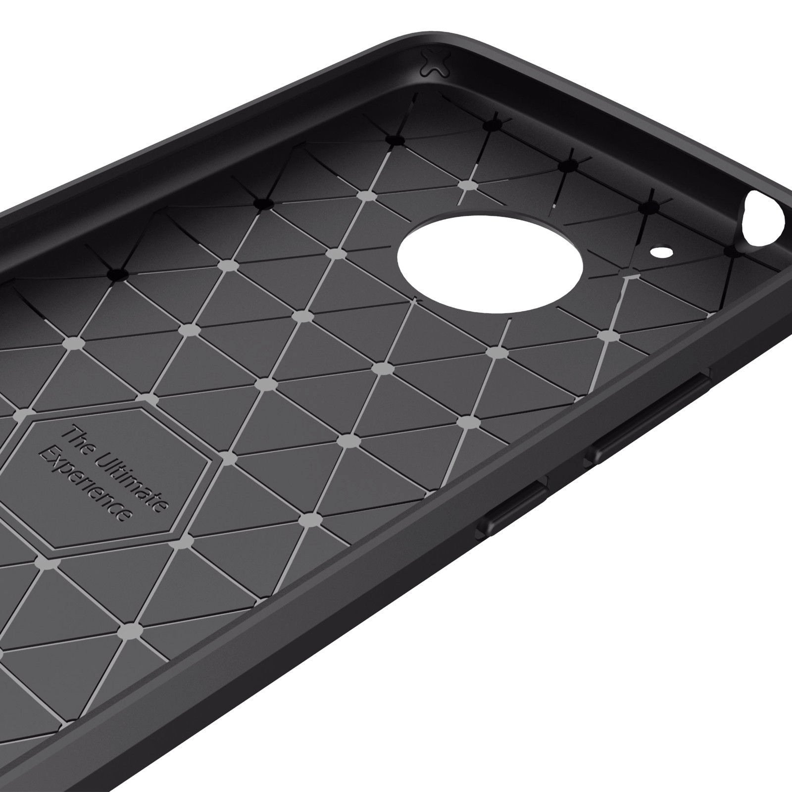 Чехол для мобильного телефона для Motorola Moto G5 Carbon Fiber (Black) Laudtec (LT-MMG5B) изображение 5