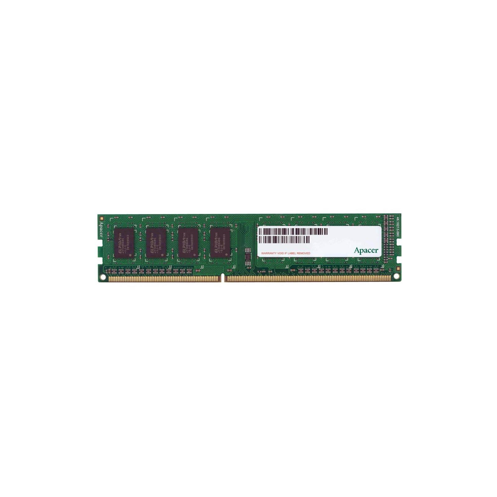 Модуль памяти для компьютера DDR3 4GB 1600 MHz Apacer (AU04GFA60CATBGC)