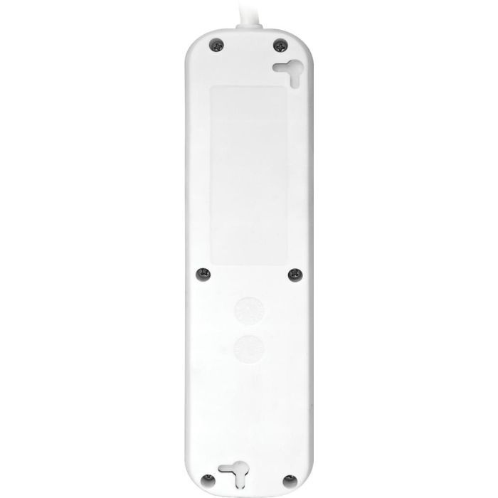 Сетевой удлинитель Defender S418 1.8 m 4 роз switch white (99237) изображение 3