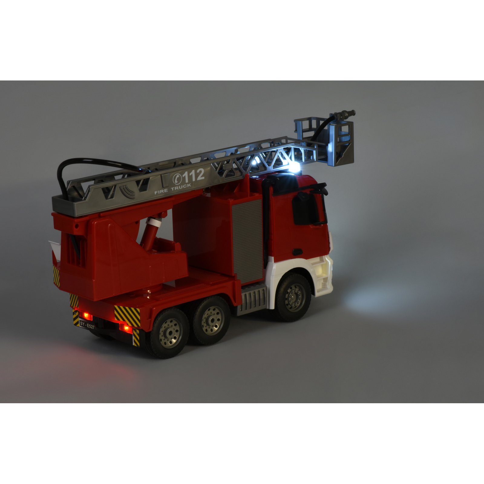 Радіокерована іграшка Same Toy Пожарная машина Mercedes-Benz с лесницей 1:20 (E527-003) зображення 7