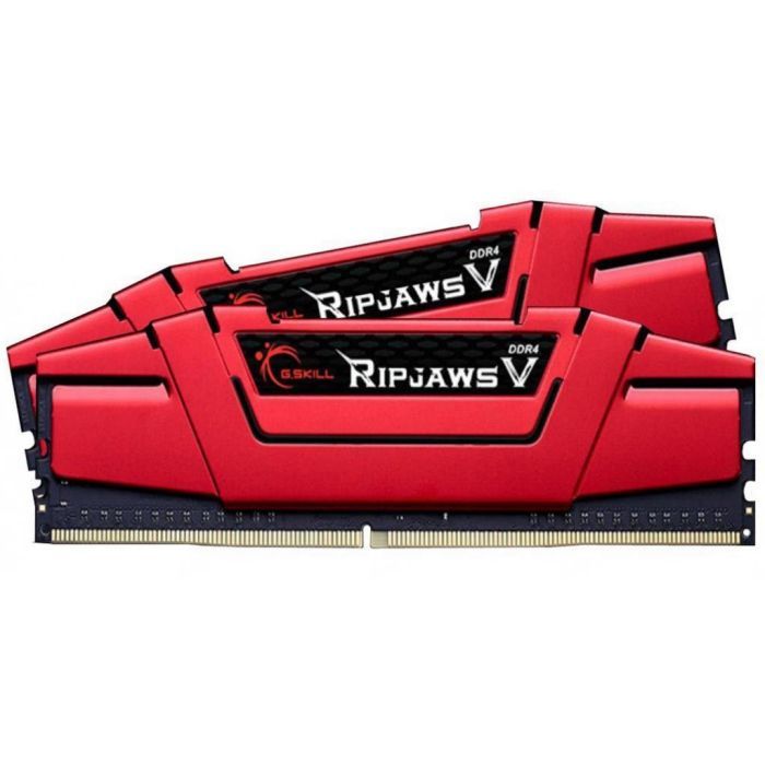 Модуль памяти для компьютера DDR4 8GB (2x4GB) 2400 MHz RIPJAWS V RED G.Skill (F4-2400C17D-8GVR) изображение 2