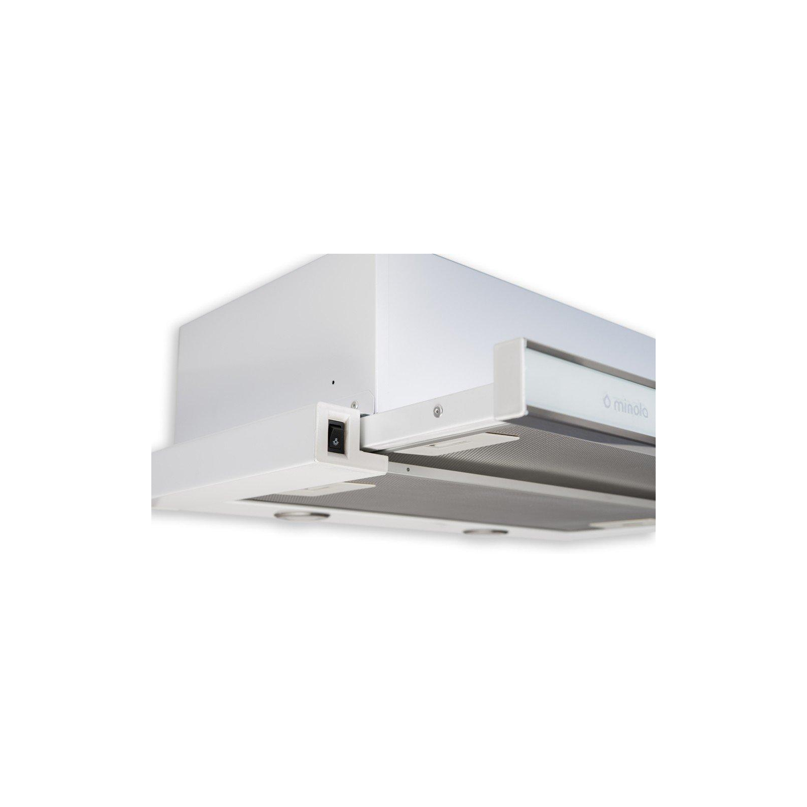 Вытяжка кухонная Minola HTL 6162 I/WH GLASS 650 LED изображение 5