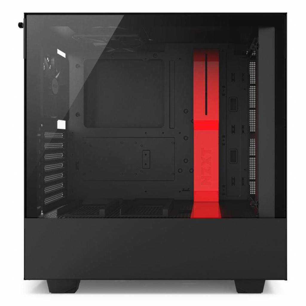 Корпус NZXT H500 Black Red (CA-H500B-BR) изображение 11