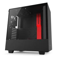 Корпус NZXT H500 Black Red (CA-H500B-BR) изображение 4