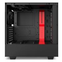 Корпус NZXT H500 Black Red (CA-H500B-BR) изображение 5