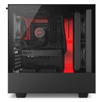 Корпус NZXT H500 Black Red (CA-H500B-BR) изображение 8
