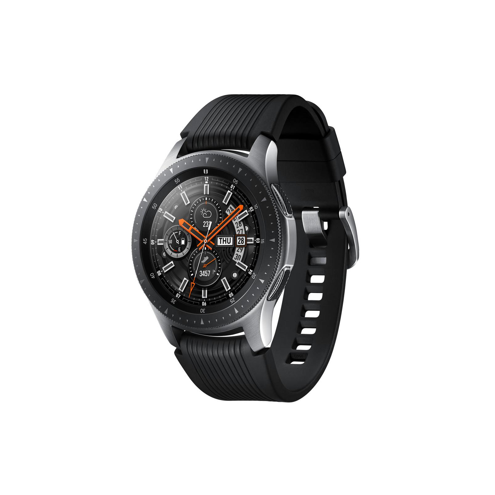 Смарт-годинник Samsung SM-R800 (Galaxy Watch 46mm) Silver (SM-R800NZSASEK) зображення 2