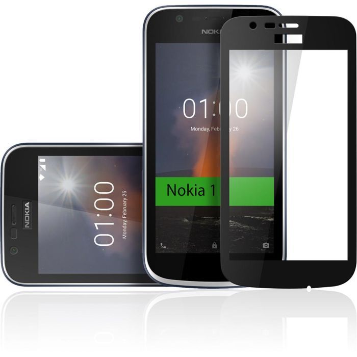 Стекло защитное Vinga для Nokia 1 Black (VTPGS-N1B) изображение 4