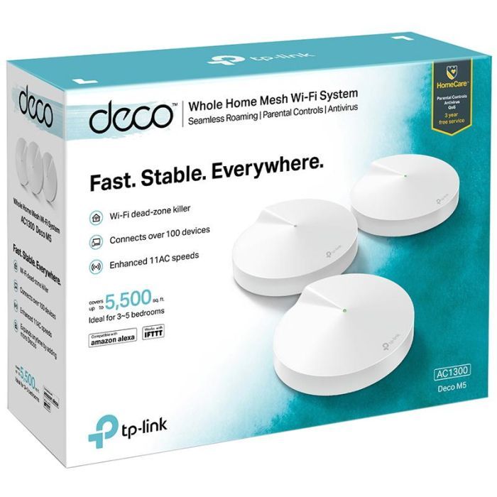 Точка доступа Wi-Fi TP-Link DECO-M5-3-PACK изображение 4