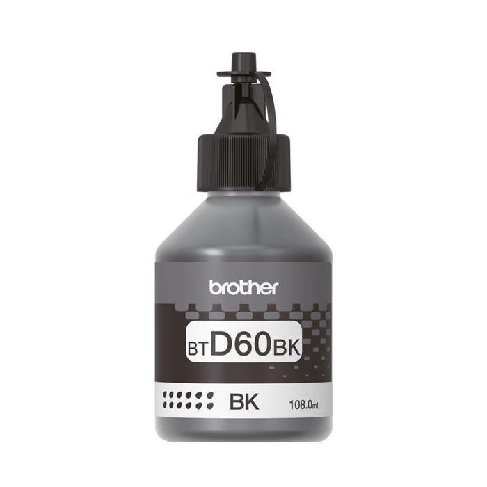 Контейнер с чернилами Brother BT-D60BK 108ml (BTD60Bk)