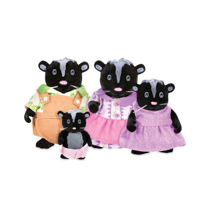 Фігурка Li'l Woodzeez Семья скунсов (6258Z)