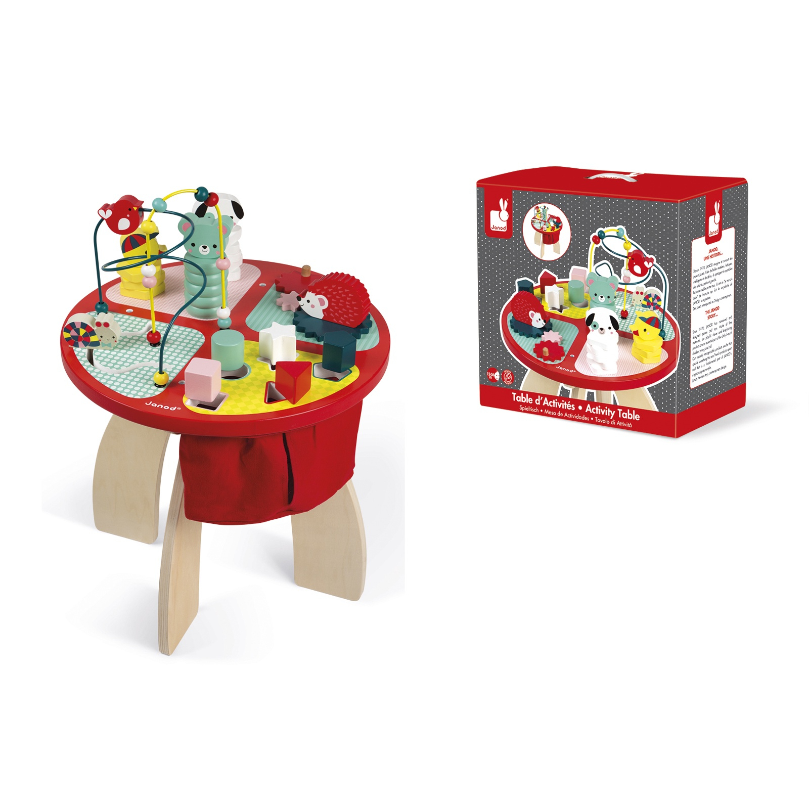 Дитячий стіл Janod Игровой Животные (J08018) зображення 5