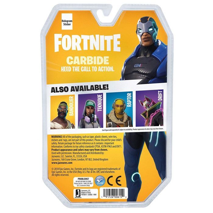 Фигурка для геймеров Jazwares Fortnite Solo Mode Carbide (FNT0011) изображение 3