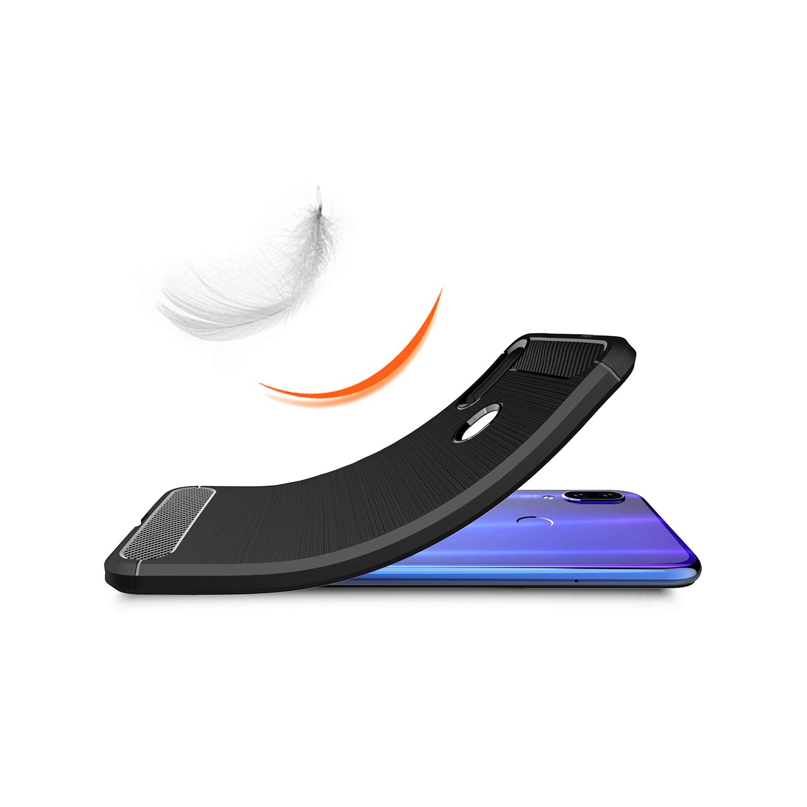 Чохол до мобільного телефона Laudtec для Xiaomi Redmi Note 7 Carbon Fiber (Black) (LT-XRN7) зображення 5