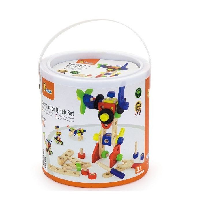 Конструктор Viga Toys Набор строительных блоков 68 деталей (50382)