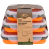 Набор туристической посуды Tramp из 3х контейнеров силиконовых 400/700/1000ml orange (TRC-089-orange) изображение 4