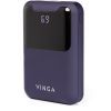 Батарея универсальная Vinga 10000 mAh Display soft touch purple (BTPB0310LEDROP)