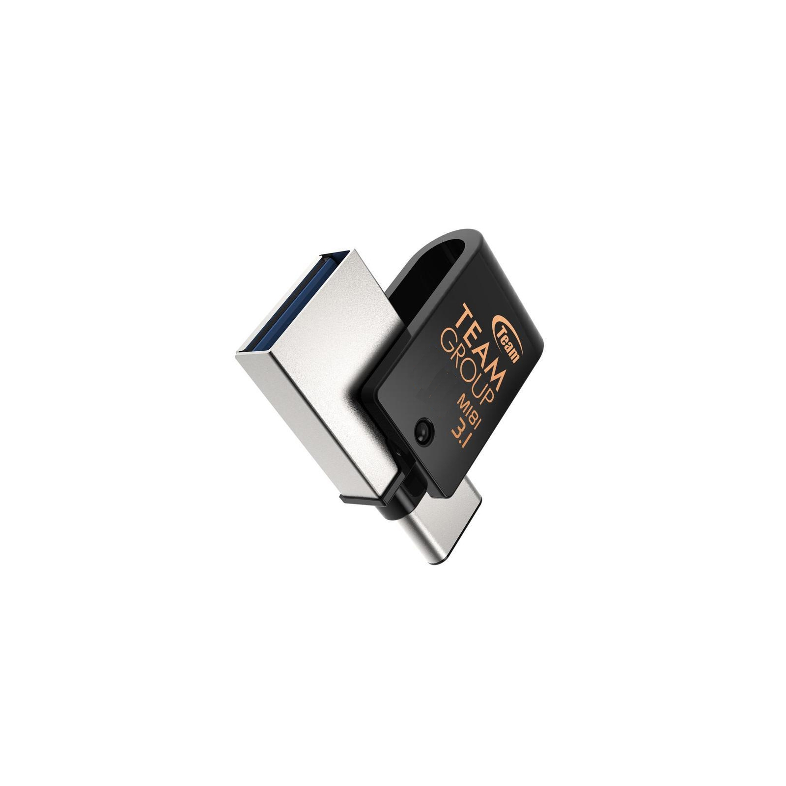 USB флеш накопичувач Team 16GB M181 Black USB 3.1/Type-C (TM181316GB01) зображення 3