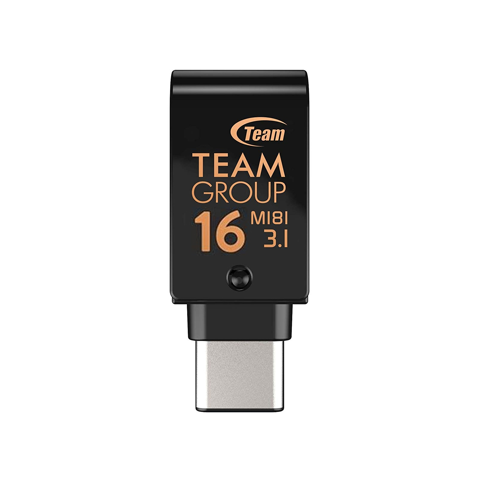 USB флеш накопитель Team 16GB M181 Black USB 3.1/Type-C (TM181316GB01) изображение 5