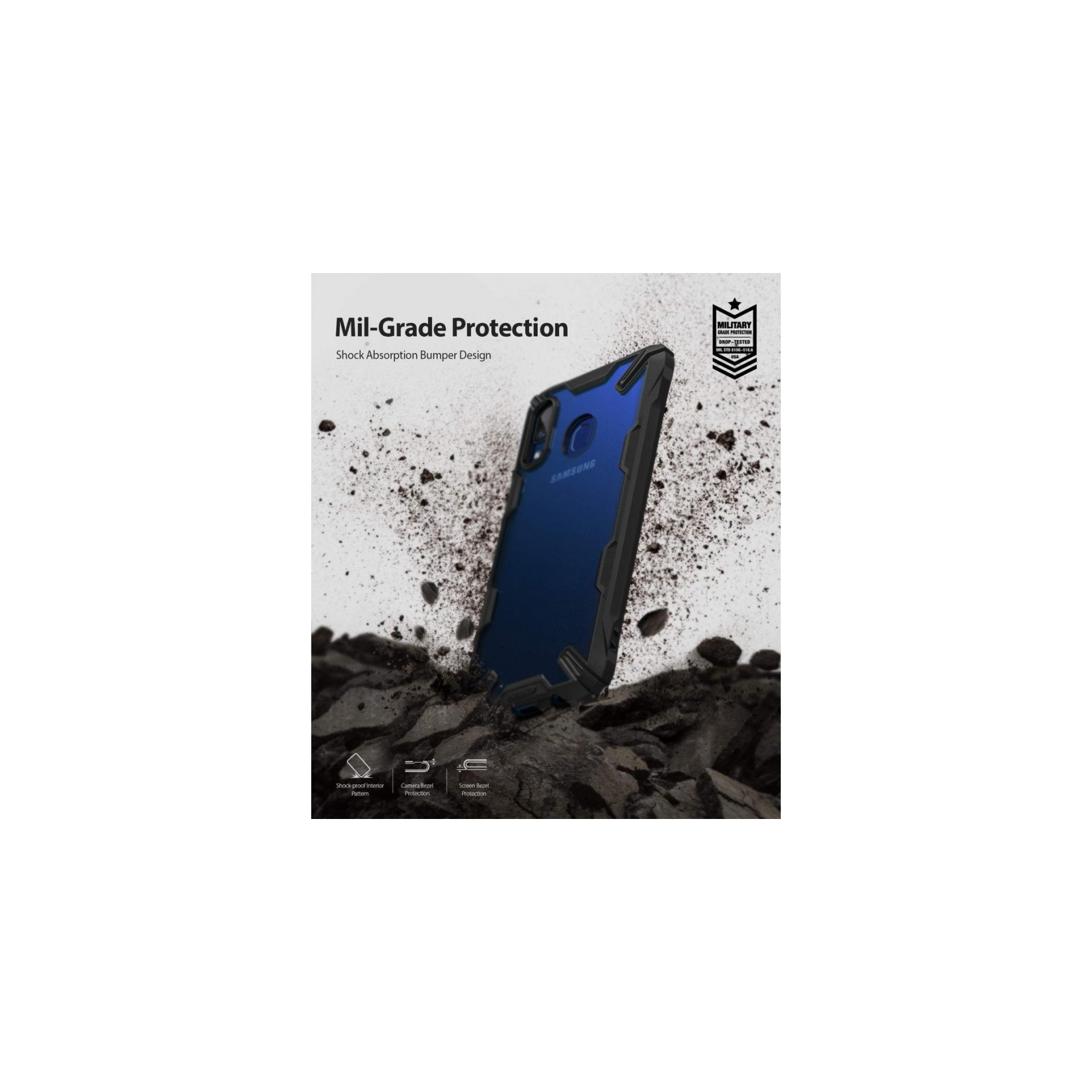 Чехол для мобильного телефона Ringke Fusion X Samsung Galaxy A20 Black (RCS4521) изображение 2
