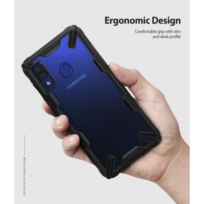 Чехол для мобильного телефона Ringke Fusion X Samsung Galaxy A20 Black (RCS4521) изображение 3