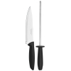 Набір ножів Tramontina Plenus 2 предмета (нож 178мм + мусат) Black (23498/011) зображення 2