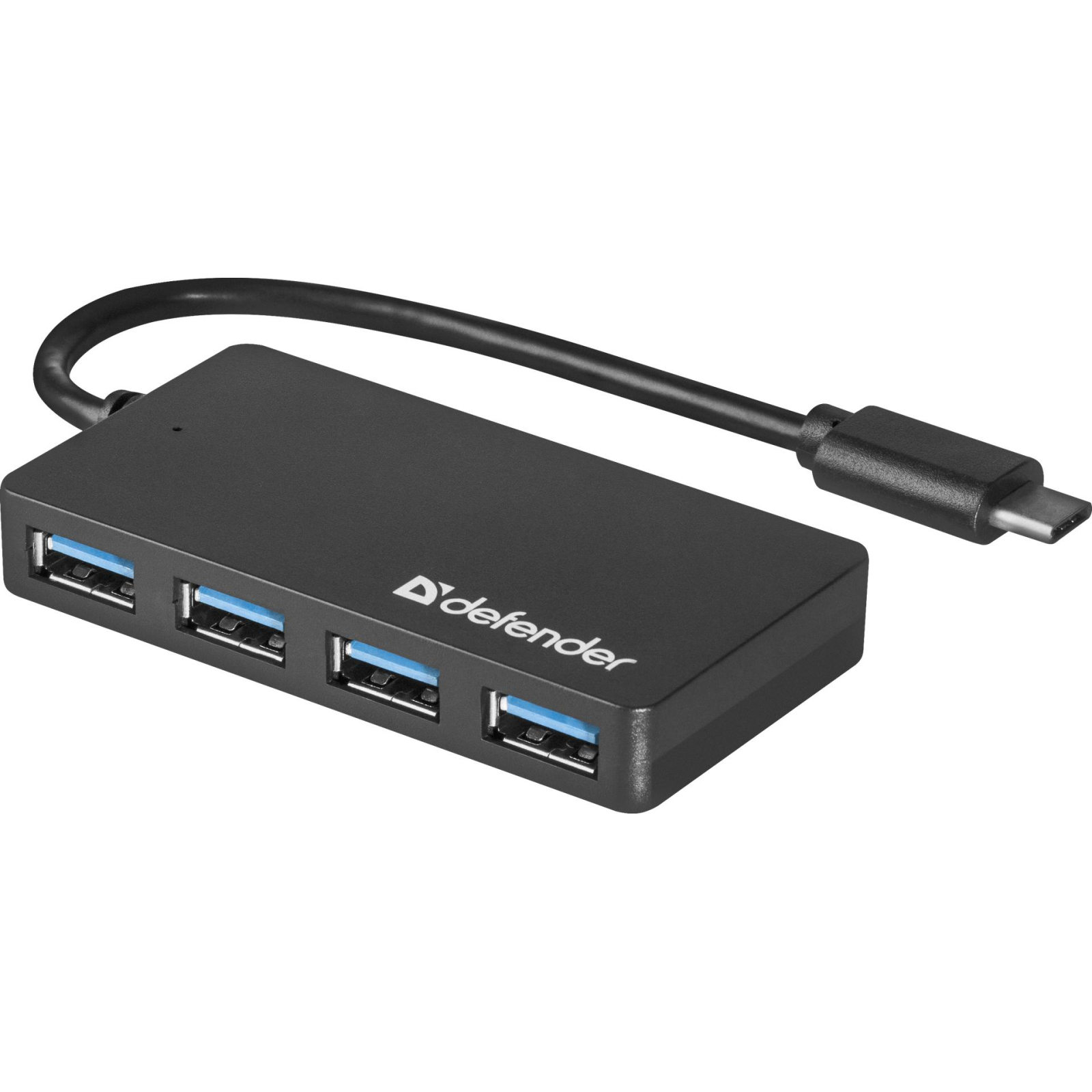 Концентратор Defender Quadro Transfer USB3.1 TYPE C - USB3.0, 4 port (83208)
