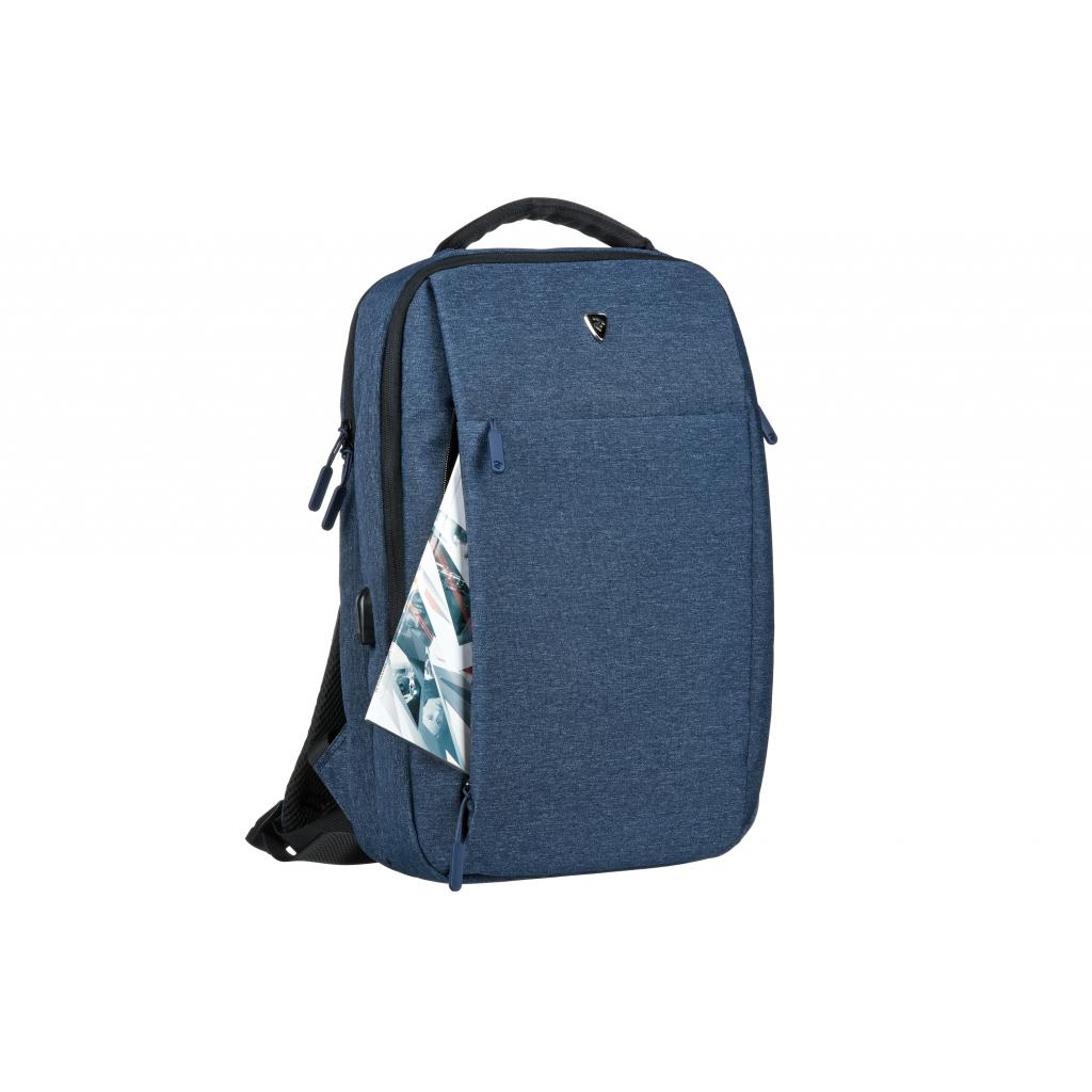 Рюкзак для ноутбука 2E 16" BPN9166 Melange, Blue (2E-BPN9166NV) зображення 7