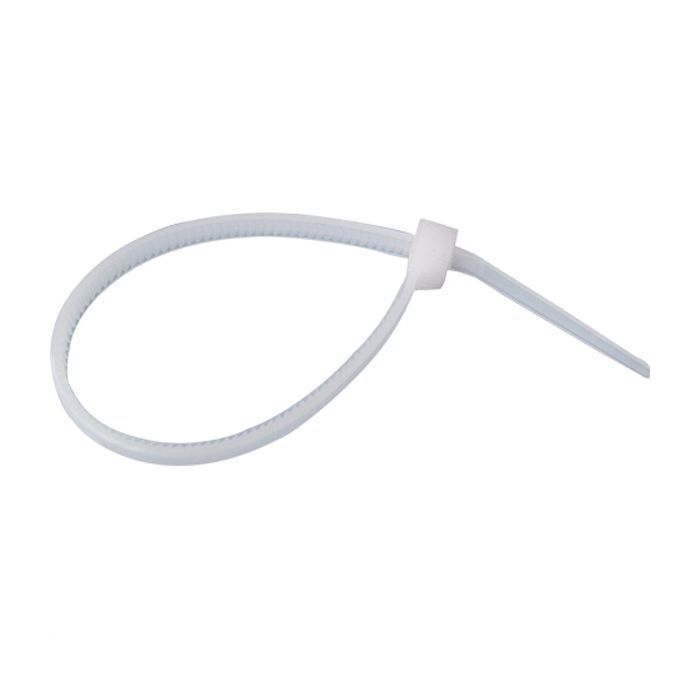 Стяжка Ritar 250мм/5.0мм, белая, 100 шт (CTR-W5250)