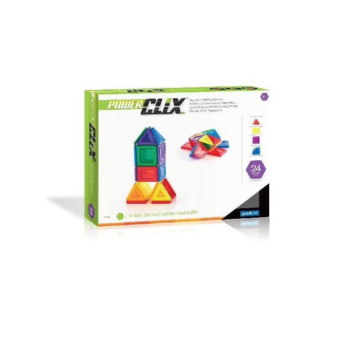 Конструктор Guidecraft PowerClix Solids 24 детали (G9420) изображение 3