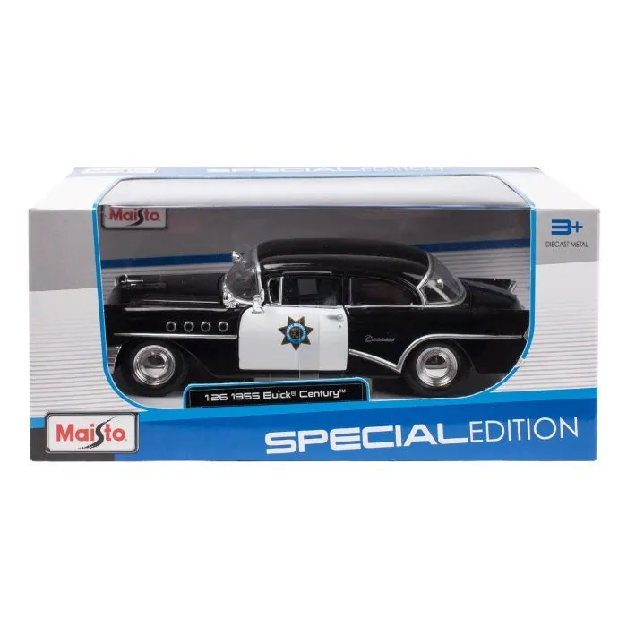 Машина Maisto 1955 Buick Century (1:26) чорний (31295 black) зображення 5