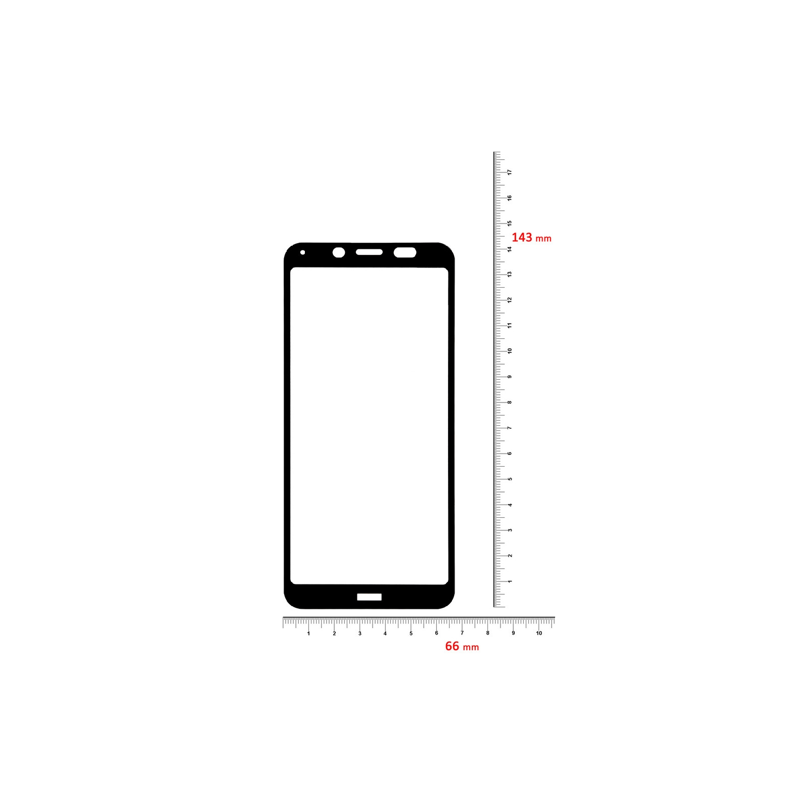 Скло захисне BeCover для Xiaomi Redmi 7A Black (703886) зображення 2