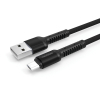 Дата кабель USB 2.0 AM to Micro 5P 1.0m 2.4A Denim Grey MakeFuture (MCB-MD1GR) изображение 2
