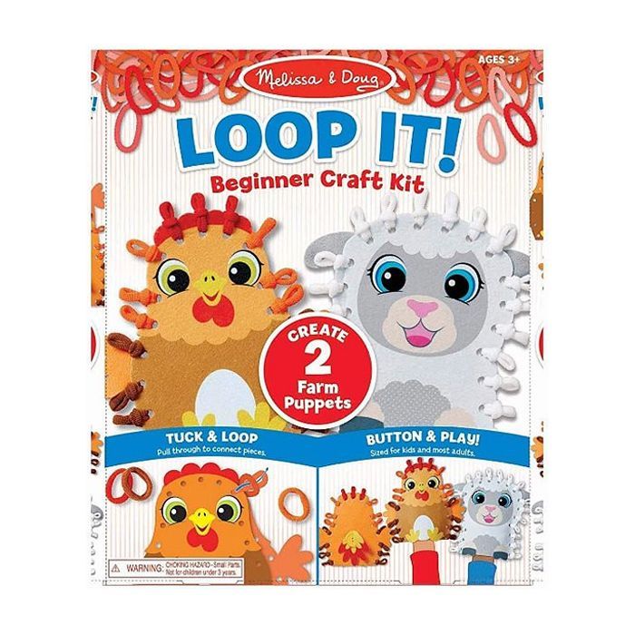 Набор для творчества Melissa&Doug Бумажный кукольный театр Ферма (MD30194)