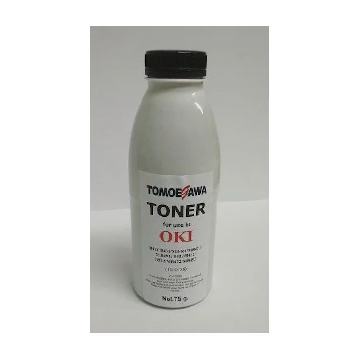 Тонер OKI B411/B431/MB461/MB471/MB491, 75г Tomoegawa (TG-O-75)
