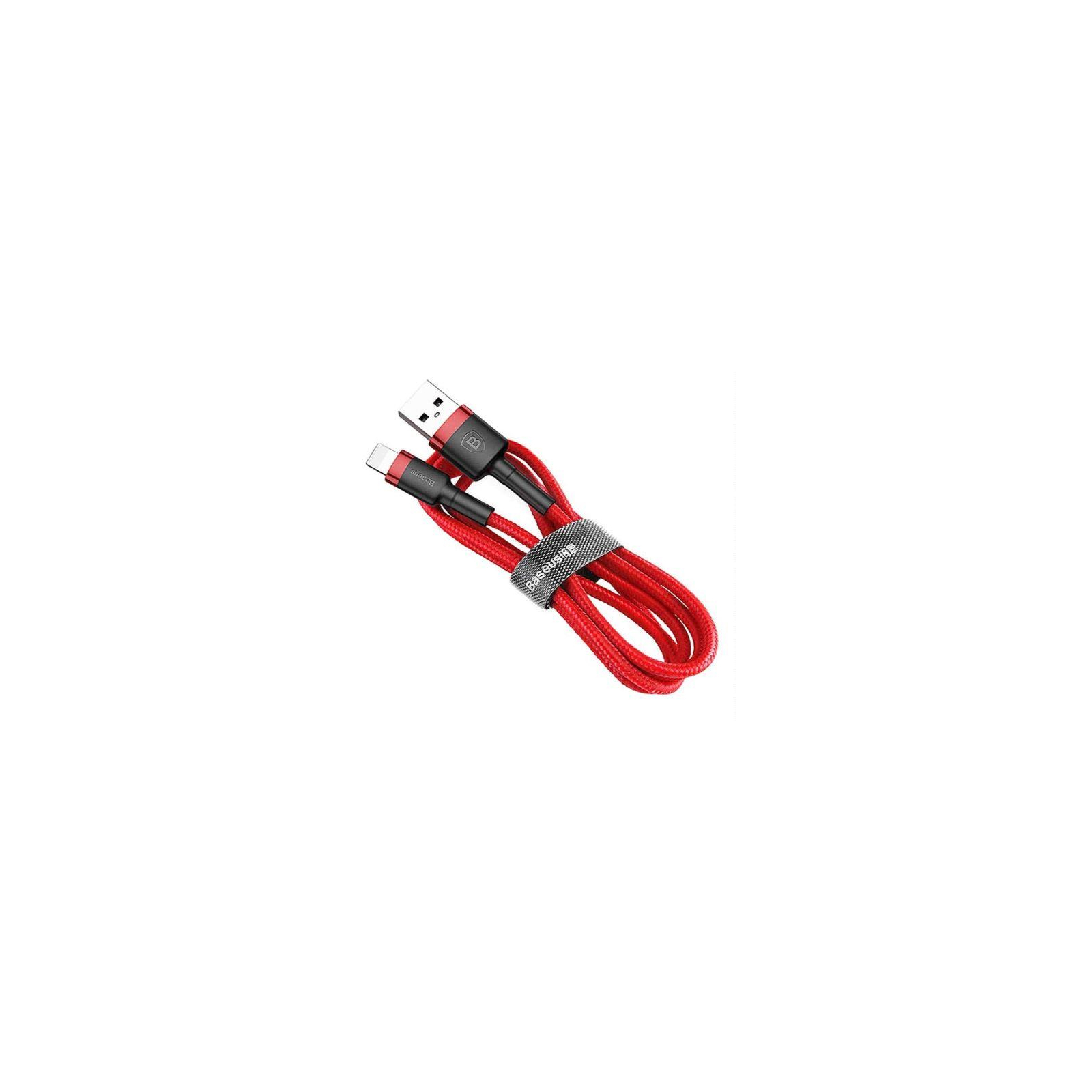Дата кабель USB 2.0 AM to Type-C 1.0m Cafule 3A red+red Baseus (CATKLF-B09)