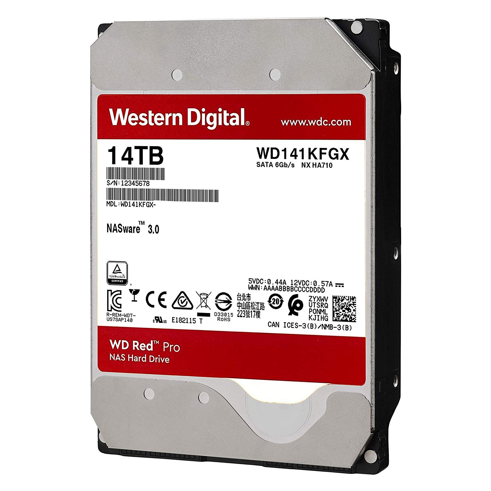 Жесткий диск 3.5" 16TB WD (WD161KFGX) изображение 2