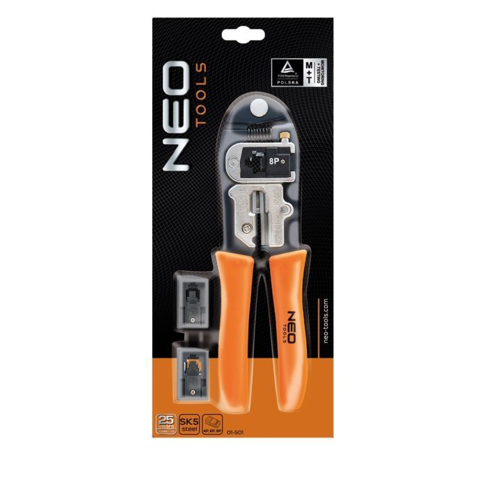 Инструмент Neo Tools для обжима наконечников 4P, 6P, 8P (01-501) изображение 2
