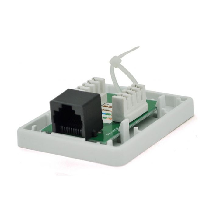 Компьютерная розетка RJ45x1 UTP, 8P8C, cat.5e Ritar (00197)