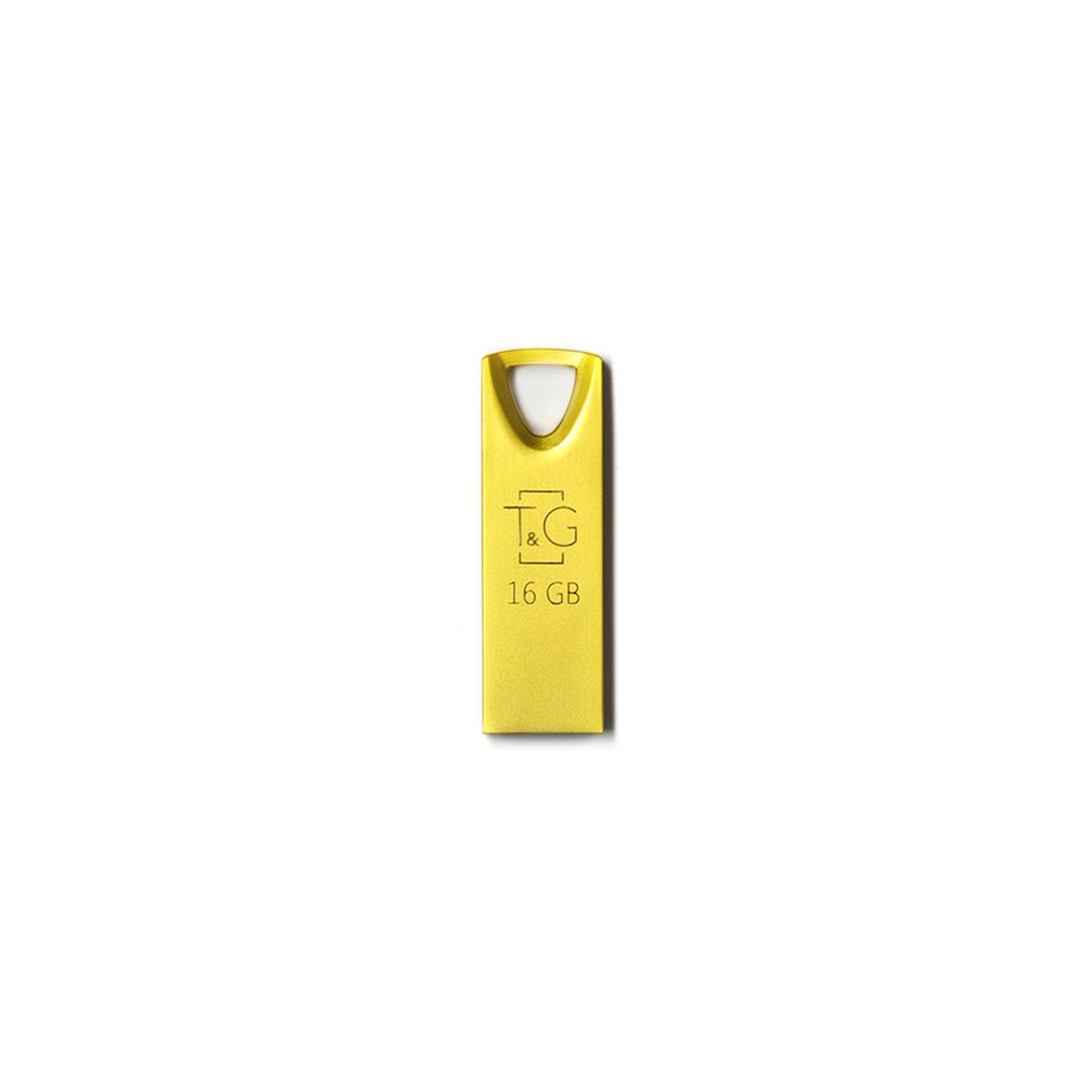 USB флеш накопичувач T&G 16GB 117 Metal Series Gold USB 2.0 (TG117GD-16G)