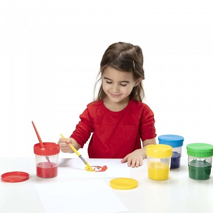 Гуашеві фарби Melissa&Doug Набір плакатних фарб, 4 кольори (MD4127) зображення 2