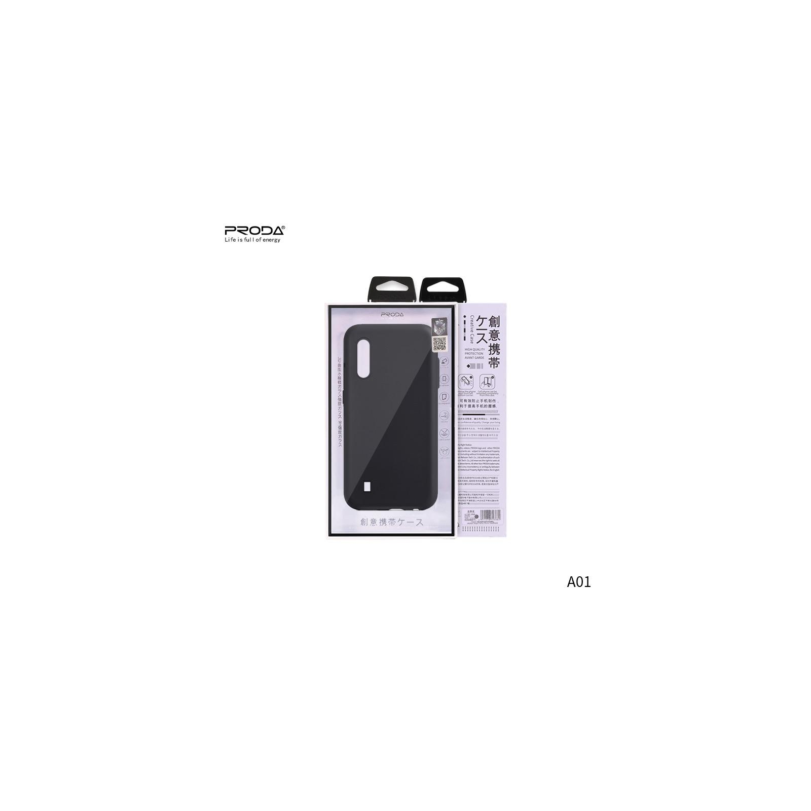 Чохол до мобільного телефона Proda Soft-Case для Samsung A01 Black (XK-PRD-A01-BK) зображення 2