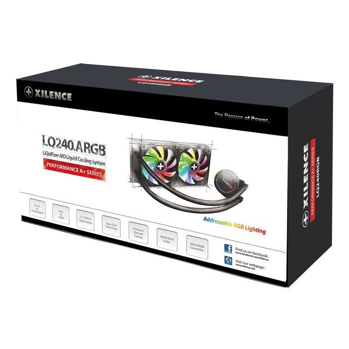 Система жидкостного охлаждения Xilence LiQuRizer 240 ARGB (XC977) изображение 5