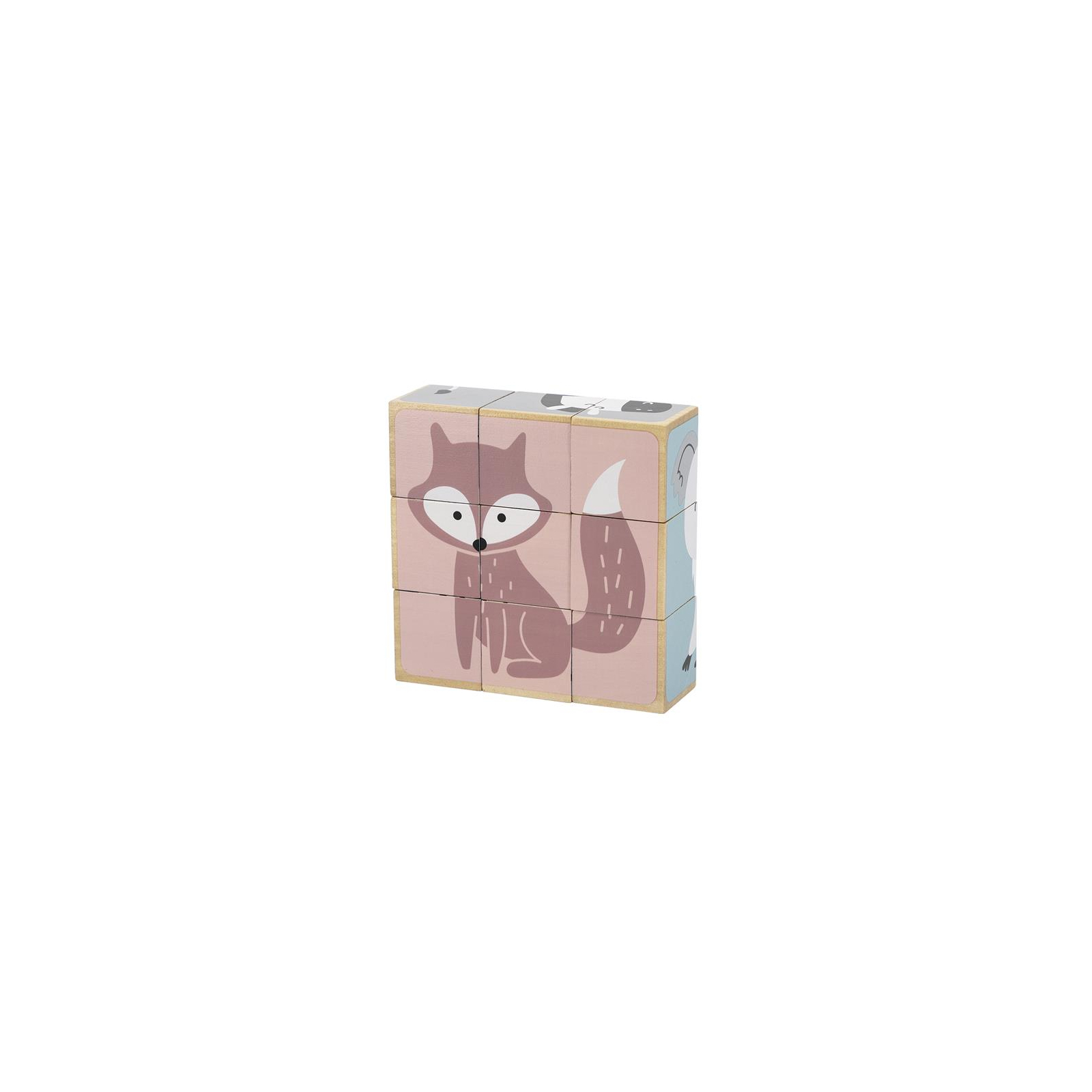 Кубики Viga Toys PolarB Звірятка, 6 сторін (44024) зображення 8