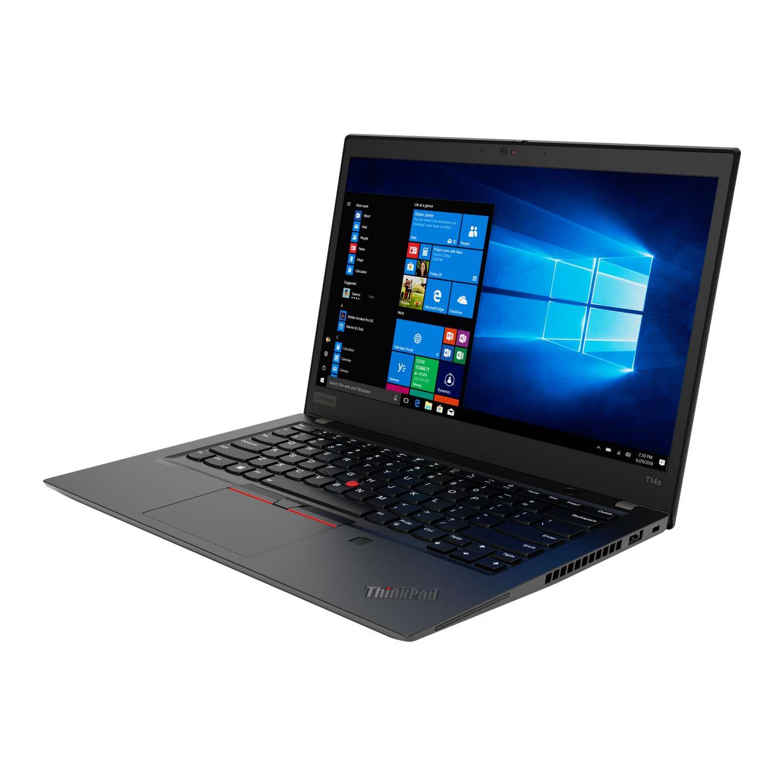 Ноутбук Lenovo ThinkPad T14s (20T0001YRT) зображення 3