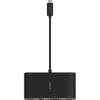 Концентратор Belkin USB-C - Ethernet, HDMI, VGA, USB-A, 100W PD, black (AVC004BTBK) зображення 3