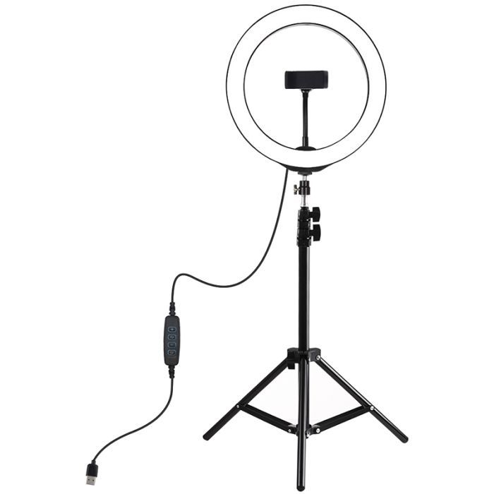 Набір блогера Puluz Ring USB LED lamp 10"+ tripod 1.1m (PKT3035)