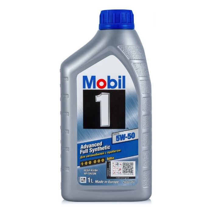 Моторное масло Mobil 1 5W50 1л (MB 5W50 M1 1L)