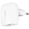 Зарядний пристрій Belkin Home Charger 20W Power Delivery Port USB-C, white (WCA003VFWH)