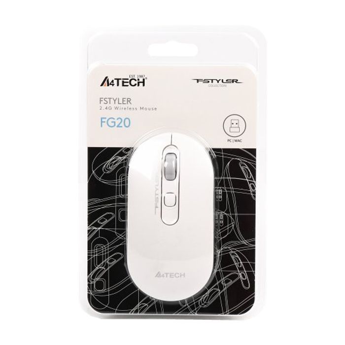Мышка A4Tech FG20 Ash Blue изображение 6